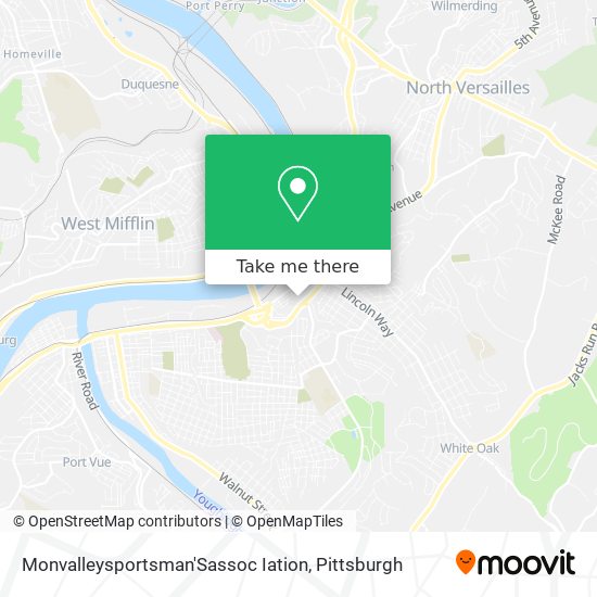 Monvalleysportsman'Sassoc Iation map