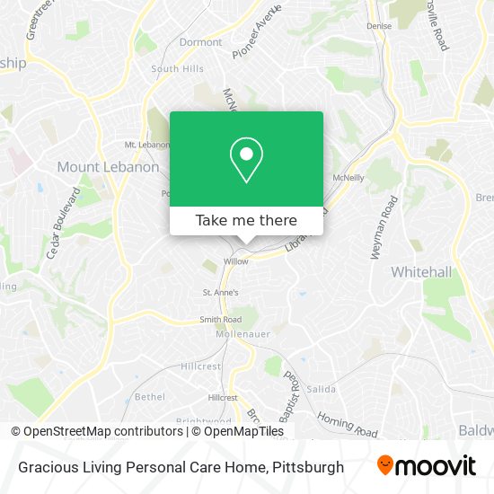 Gracious Living Personal Care Home map