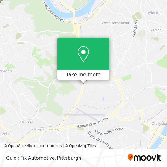 Mapa de Quick Fix Automotive