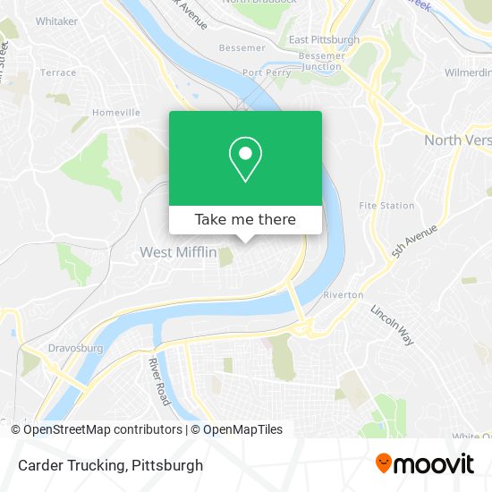 Mapa de Carder Trucking