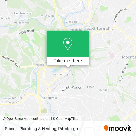 Mapa de Spinelli Plumbing & Heating