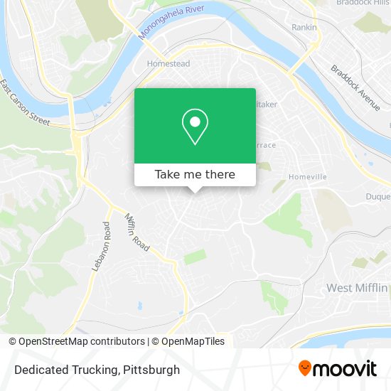 Dedicated Trucking map