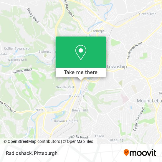 Radioshack map