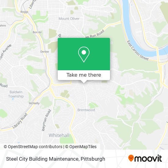 Mapa de Steel City Building Maintenance