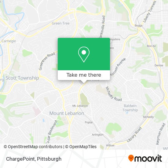 ChargePoint map