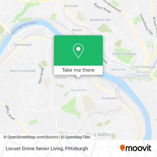 Mapa de Locust Grove Senior Living