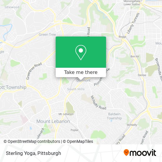 Sterling Yoga map