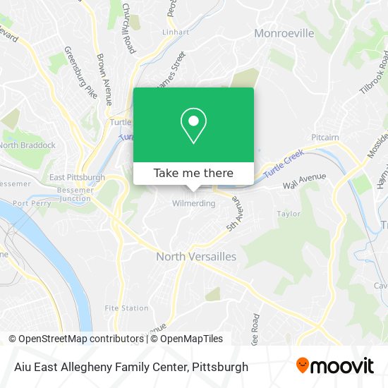 Aiu East Allegheny Family Center map