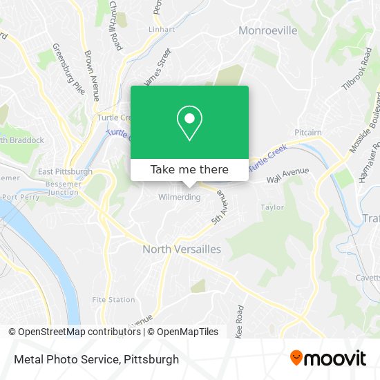 Metal Photo Service map