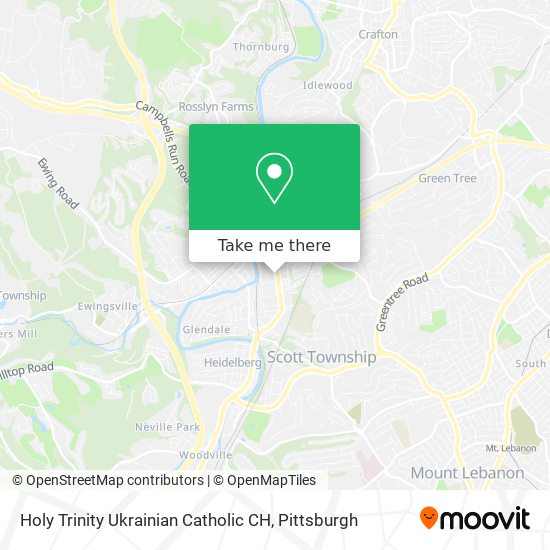 Holy Trinity Ukrainian Catholic CH map