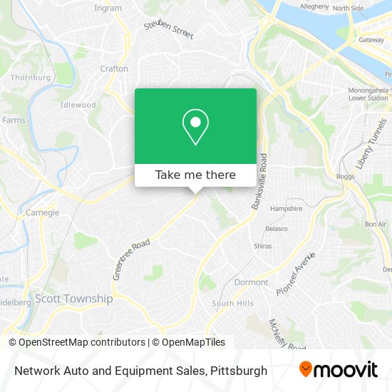 Network Auto and Equipment Sales map