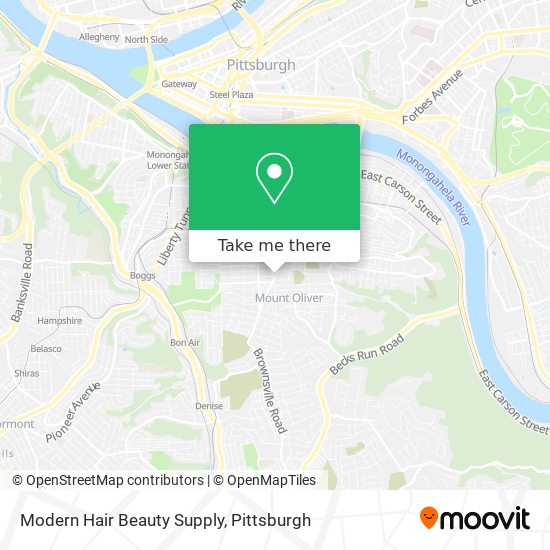 Mapa de Modern Hair Beauty Supply