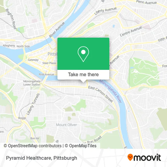 Pyramid Healthcare map