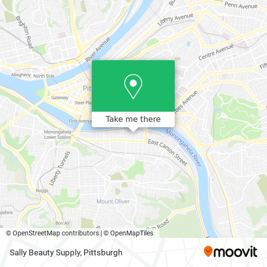 Mapa de Sally Beauty Supply