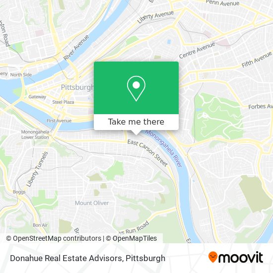 Donahue Real Estate Advisors map