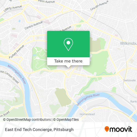 East End Tech Concierge map