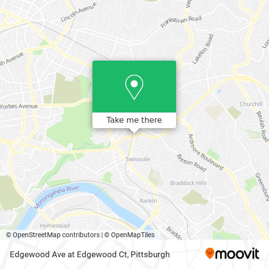 Mapa de Edgewood Ave at Edgewood Ct
