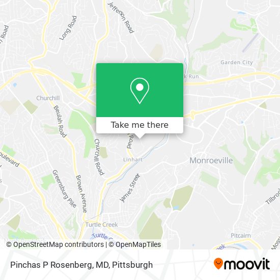 Pinchas P Rosenberg, MD map