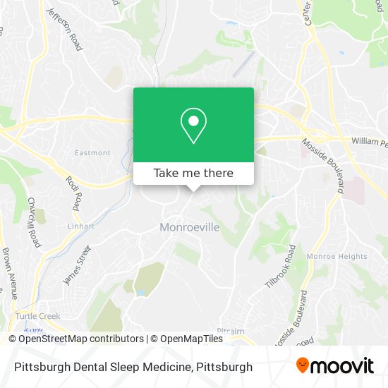 Pittsburgh Dental Sleep Medicine map