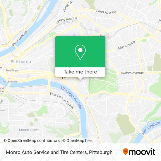 Mapa de Monro Auto Service and Tire Centers