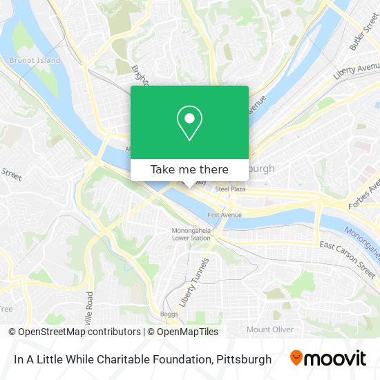 In A Little While Charitable Foundation map