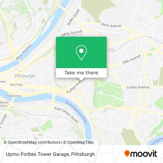 Mapa de Upmc-Forbes Tower Garage