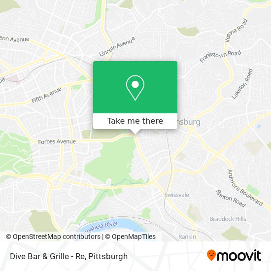Mapa de Dive Bar & Grille - Re