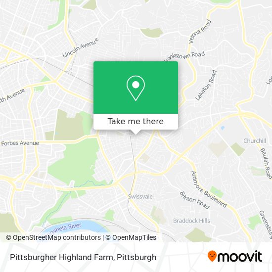 Pittsburgher Highland Farm map