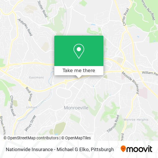 Mapa de Nationwide Insurance - Michael G Elko