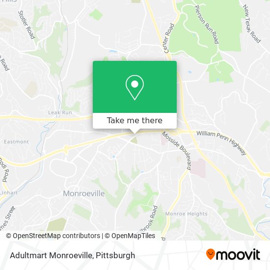 Adultmart Monroeville map