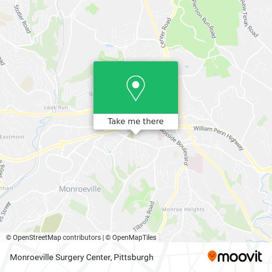 Monroeville Surgery Center map