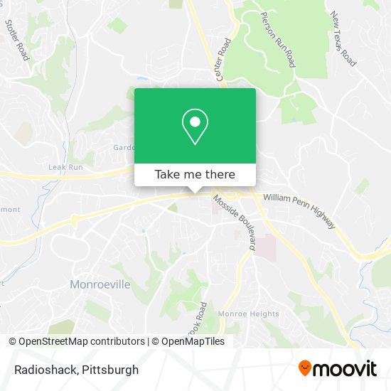 Radioshack map