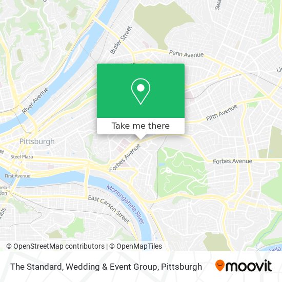 The Standard, Wedding & Event Group map