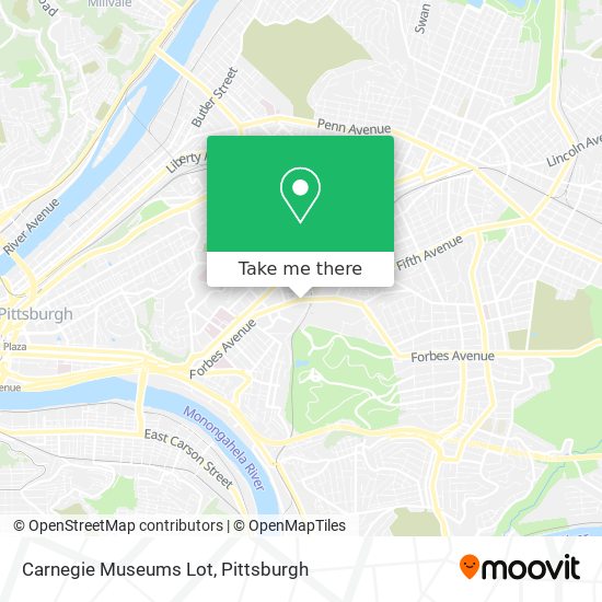 Carnegie Museums Lot map