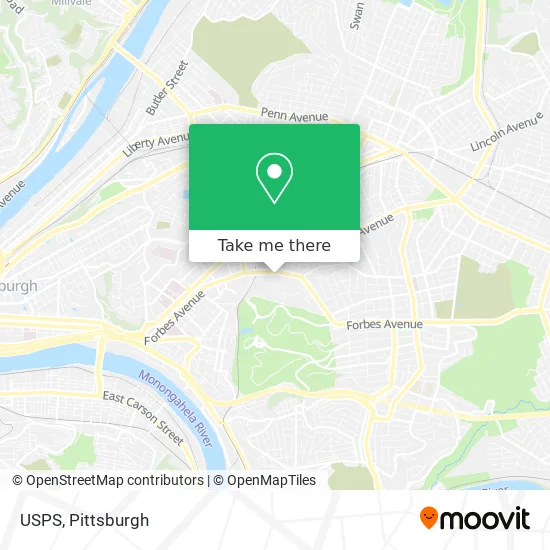 Mapa de USPS