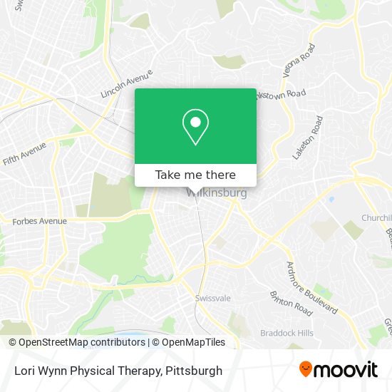 Lori Wynn Physical Therapy map