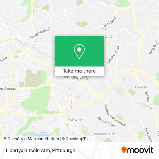 Mapa de Libertyx Bitcoin Atm