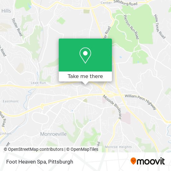 Mapa de Foot Heaven Spa