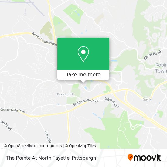 The Pointe At North Fayette map