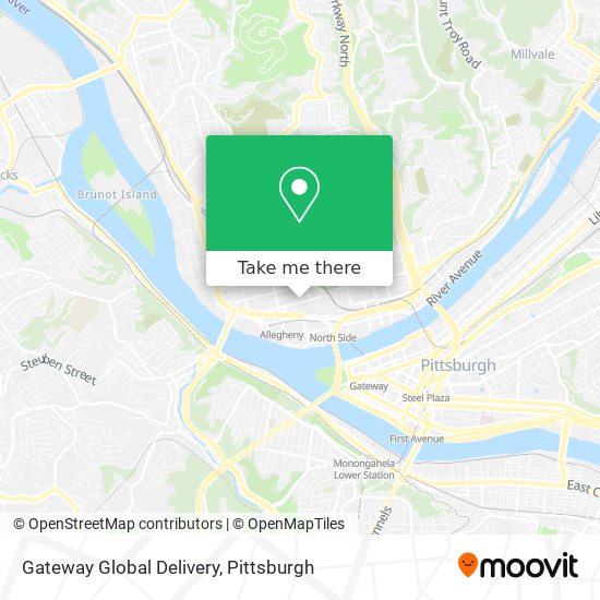 Gateway Global Delivery map