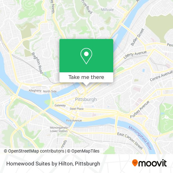Homewood Suites by Hilton map
