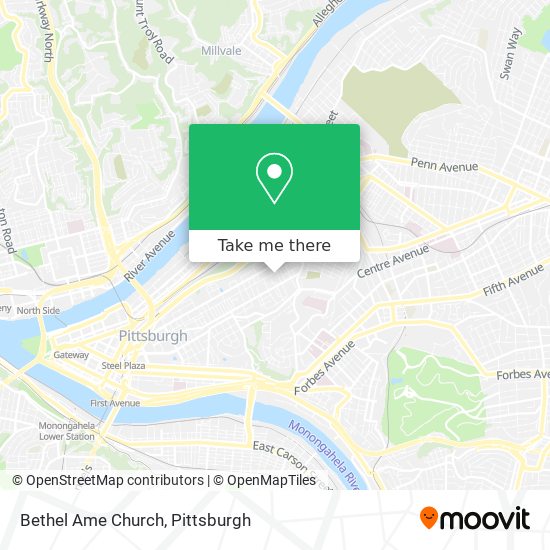 Bethel Ame Church map