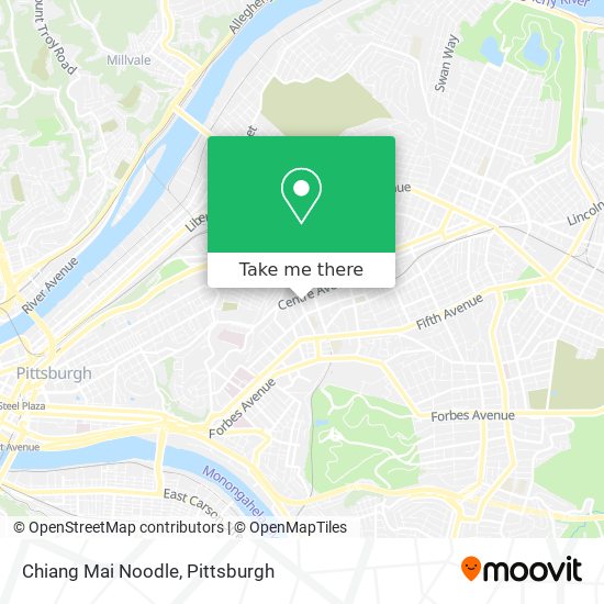 Mapa de Chiang Mai Noodle