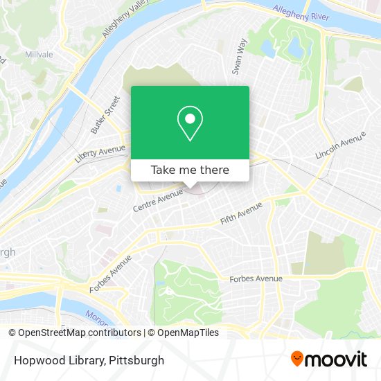 Mapa de Hopwood Library
