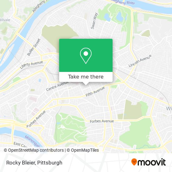 Mapa de Rocky Bleier