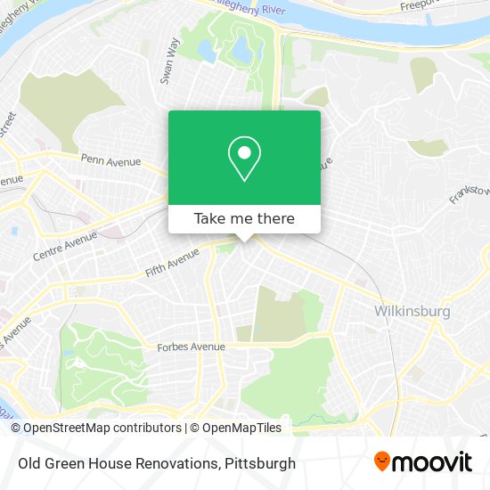 Old Green House Renovations map
