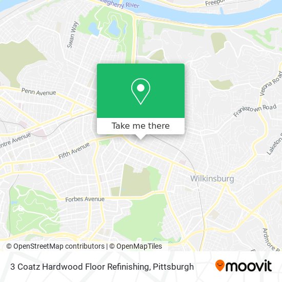 Mapa de 3 Coatz Hardwood Floor Refinishing