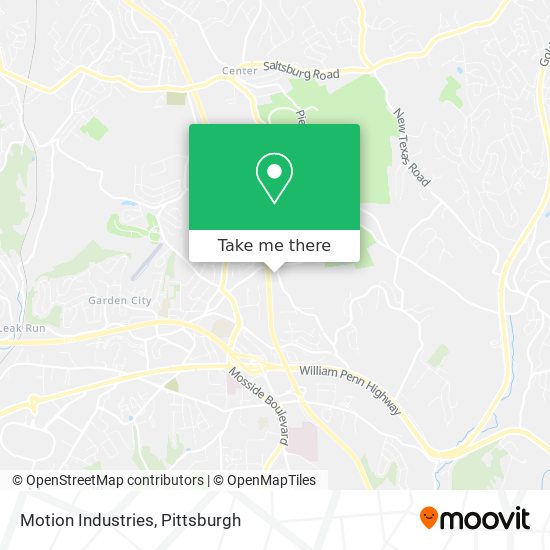 Mapa de Motion Industries