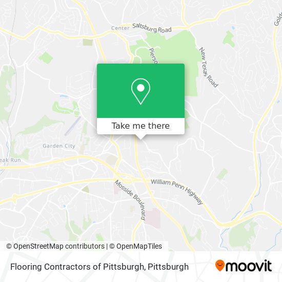 Mapa de Flooring Contractors of Pittsburgh