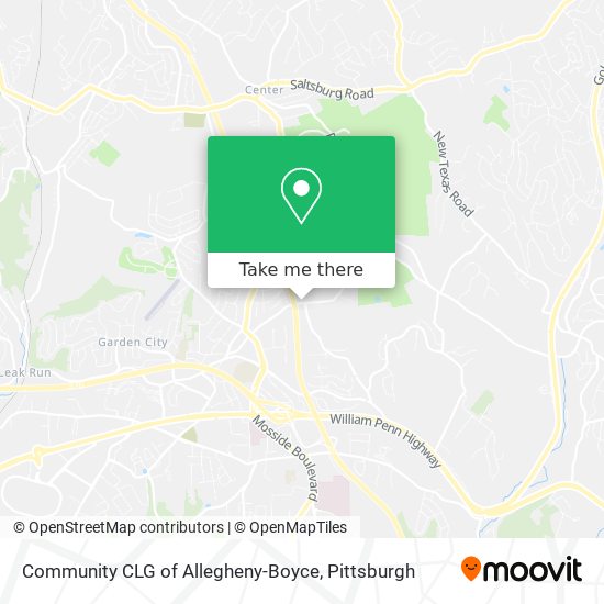 Mapa de Community CLG of Allegheny-Boyce